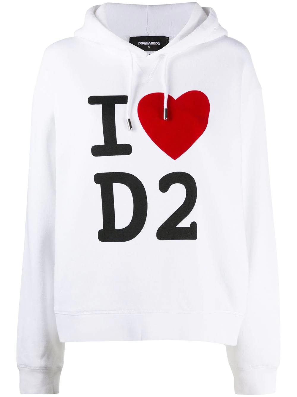 I Heart D2 print hoodie - 1