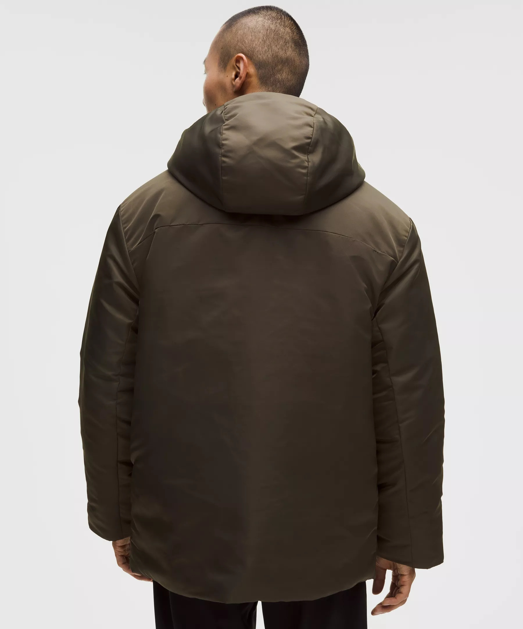Snap-Front Insulated Hooded Jacket - 3