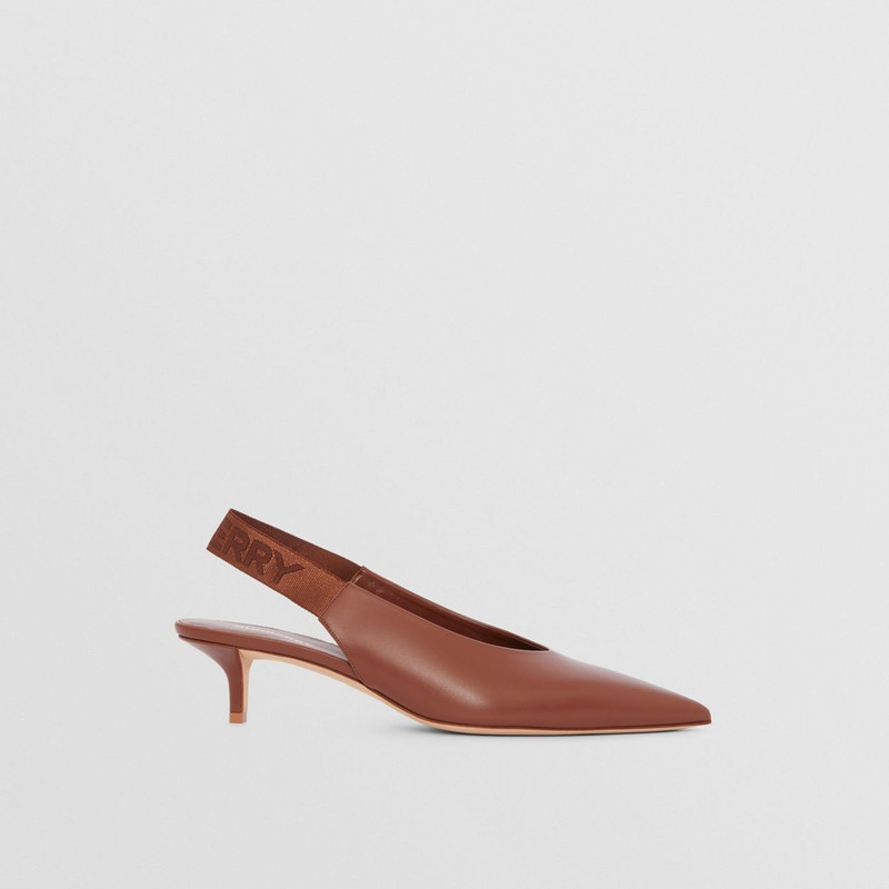 Leather Slingback Pumps 1