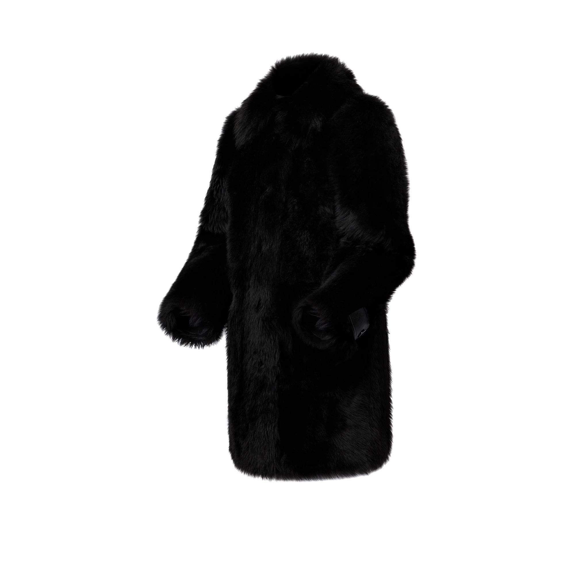 Long-Haired Shearling Coat - 2