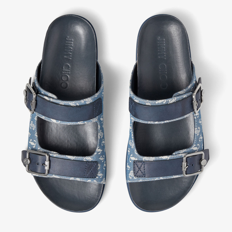 Etta City Sandal
JC Monogrammed Denim Sandals 4