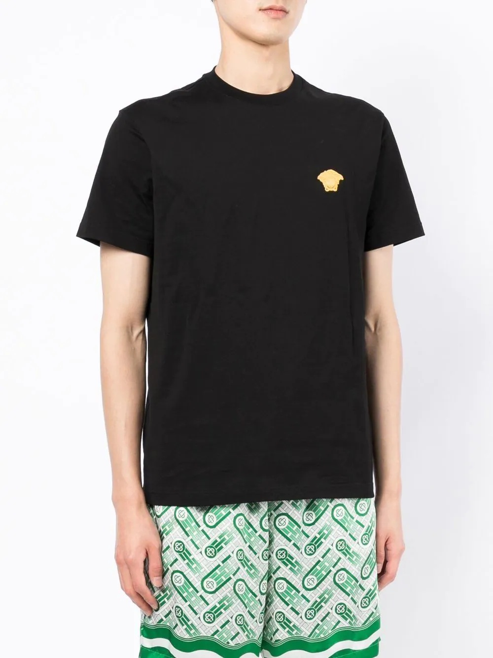 Medusa embroidered T-shirt - 3