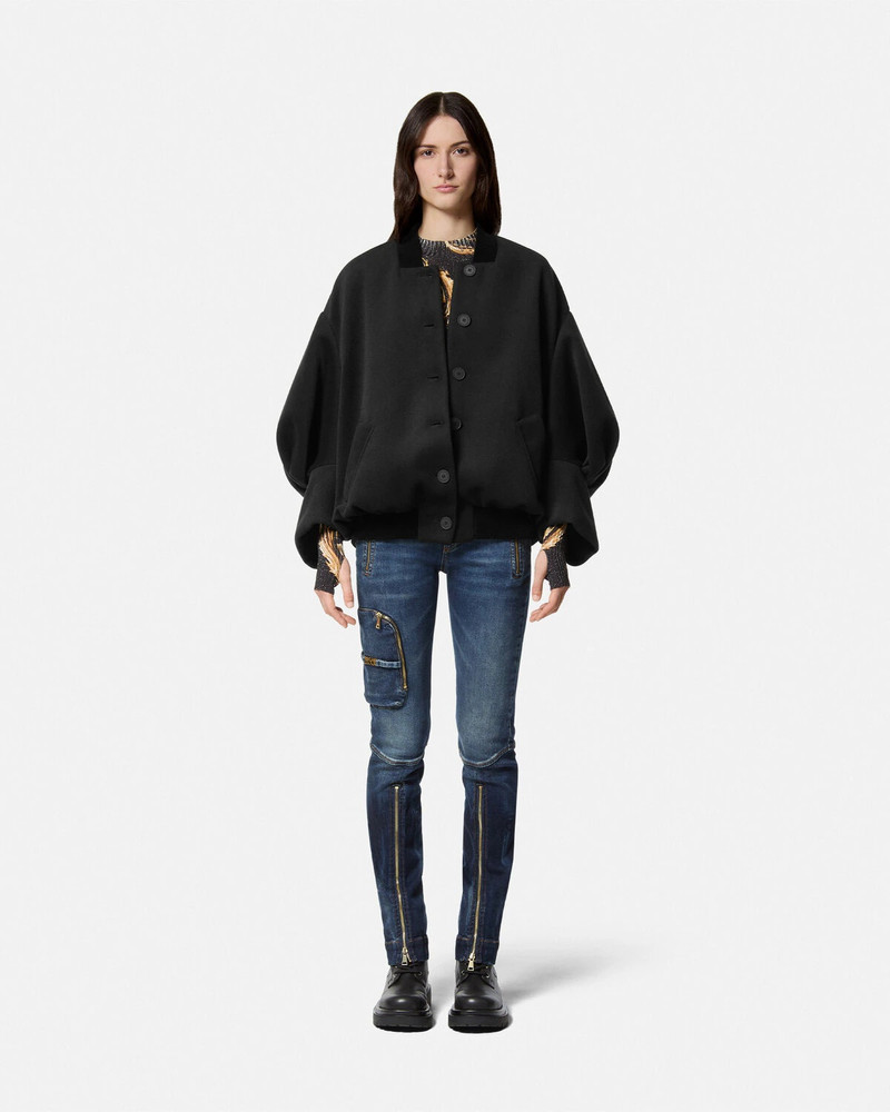 VERSACE JEANS COUTURE Chromo Couture Lurex Knit T-Shirt outlook