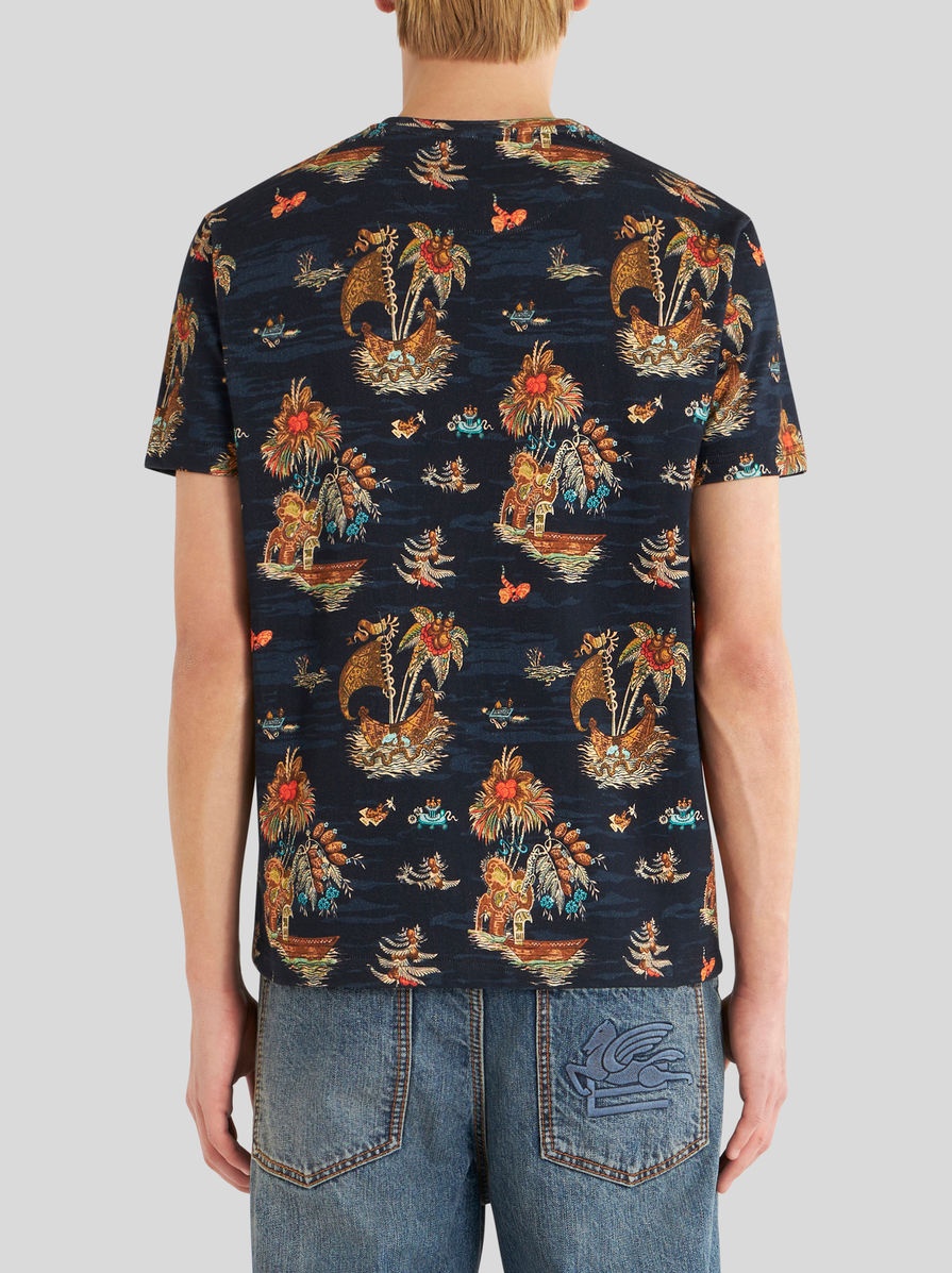 FIGURATIVE PATTERN T-SHIRT - 4