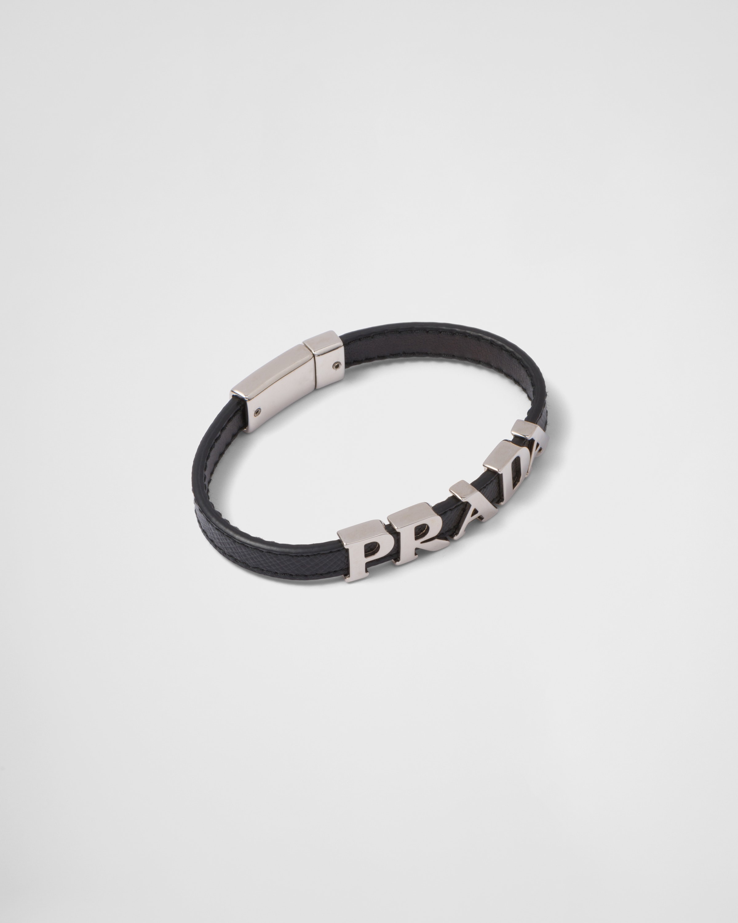 Prada Saffiano Leather Bracelet | REVERSIBLE