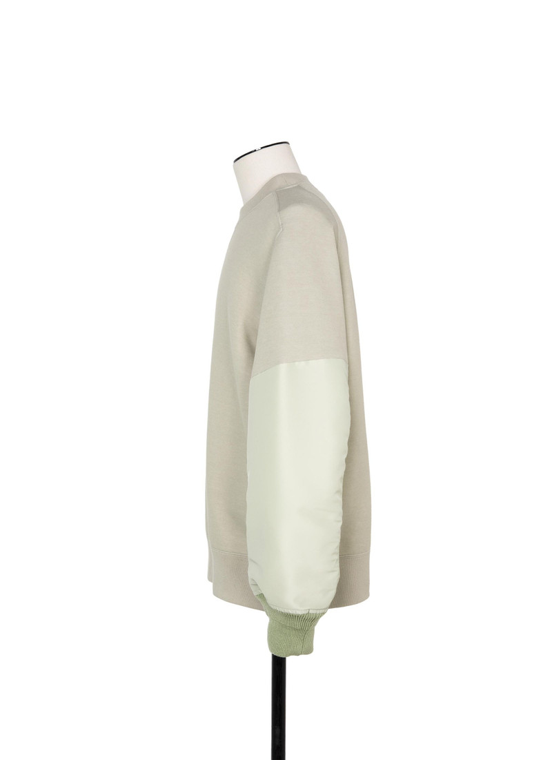 sacai Nylon Twill x Sponge Sweat Pullover outlook