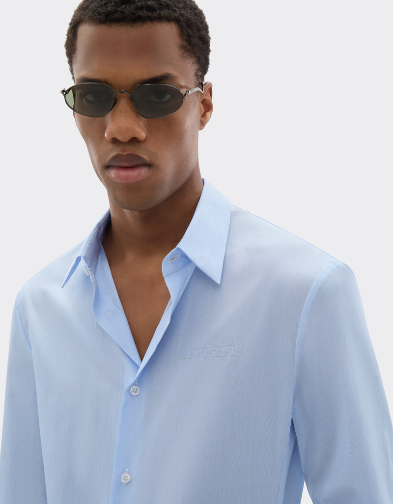 Cotton shirt with micro-stripe 5