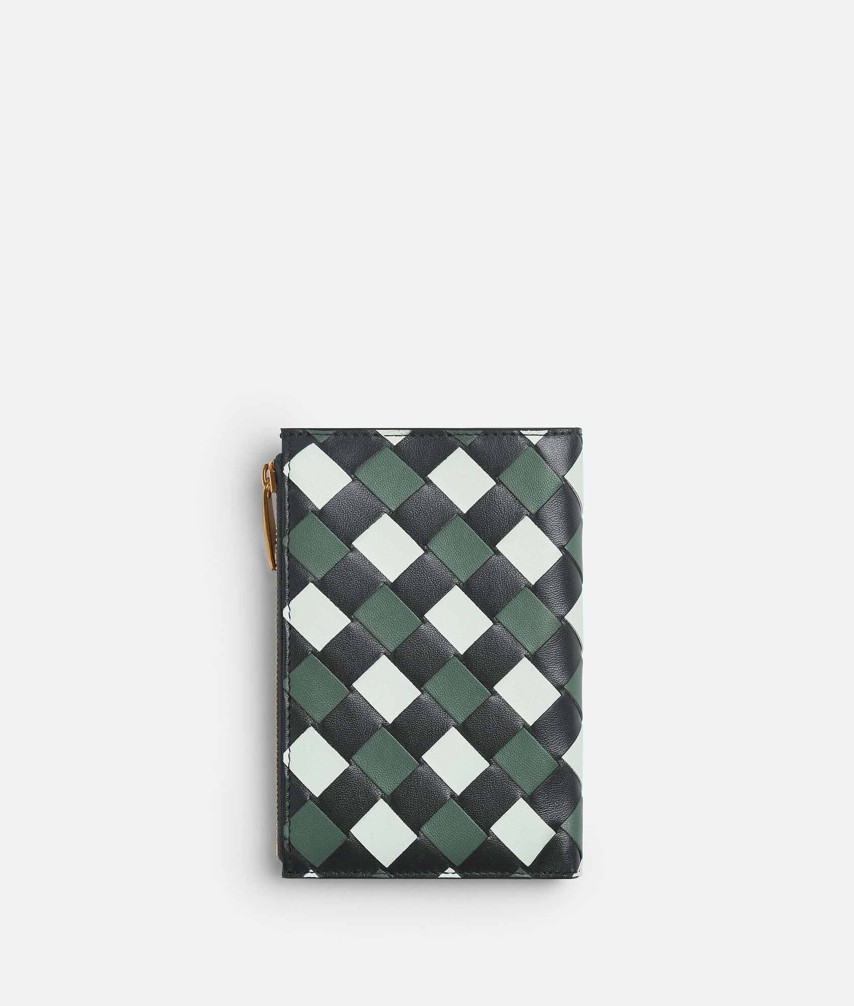Small Intrecciato Bi-Fold Zip Wallet - 3