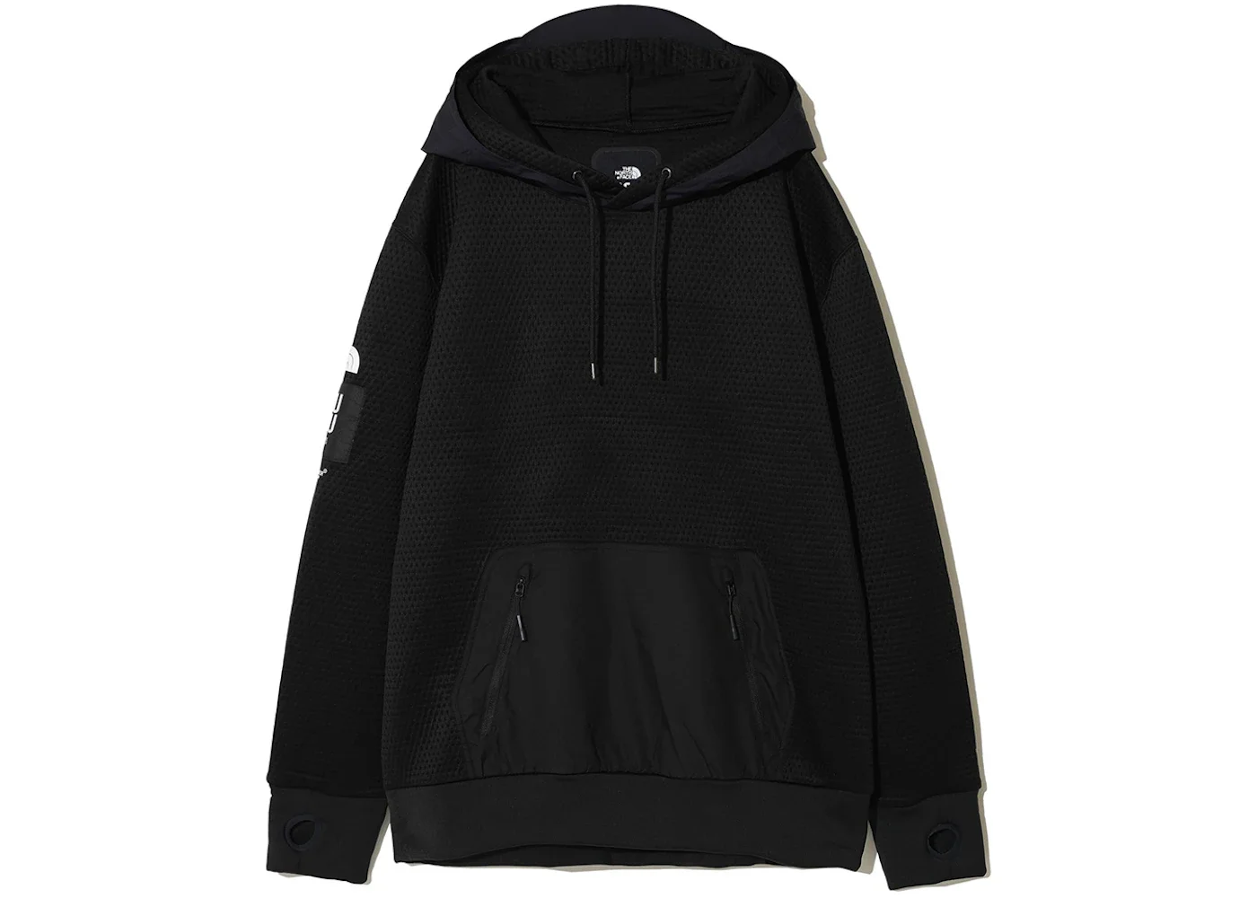 The North Face x Undercover Soukuu Dotknit Double Hoodie TNF Black/Aviator Navy - 1
