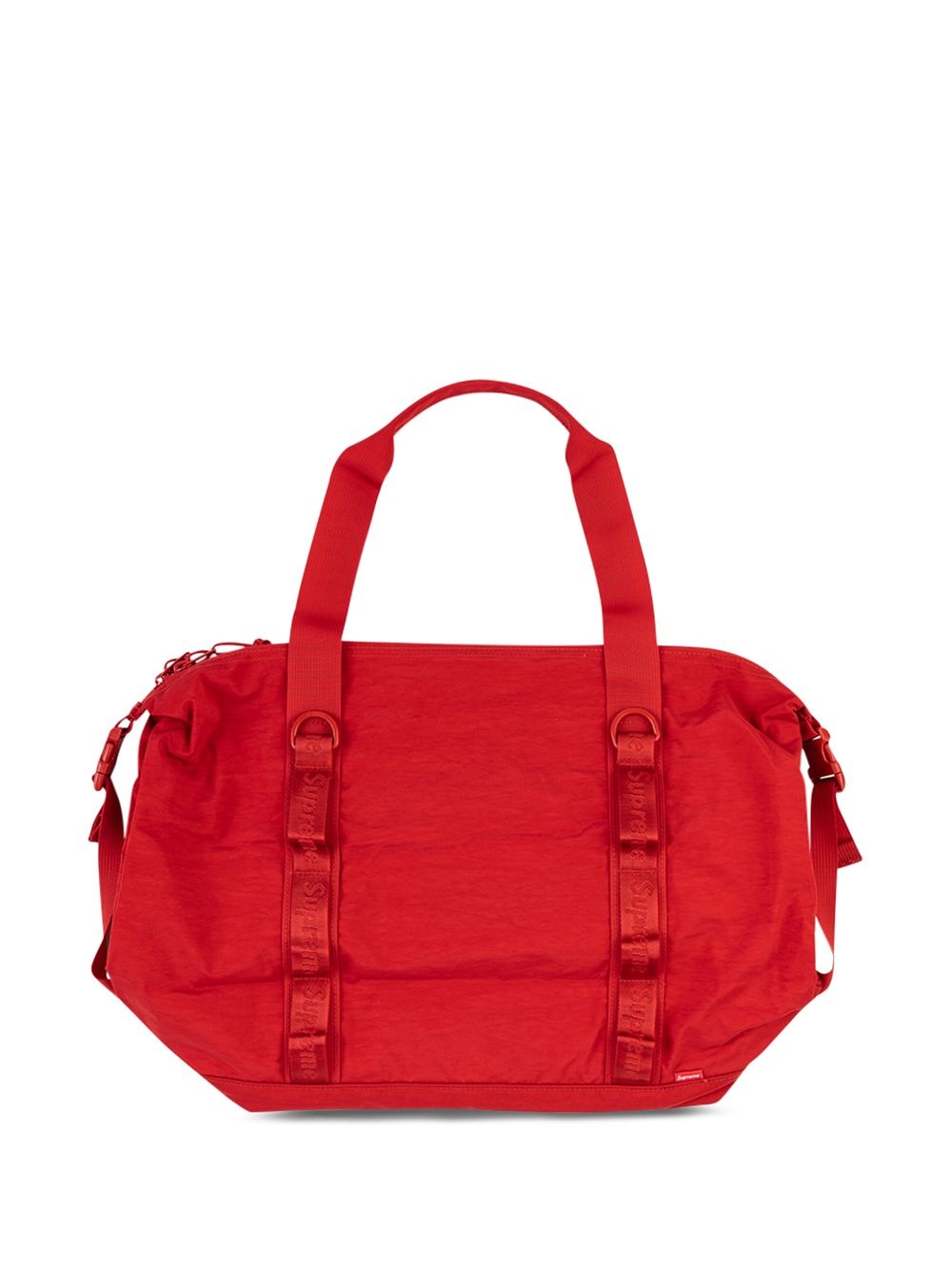 logo zip holdall tote - 2