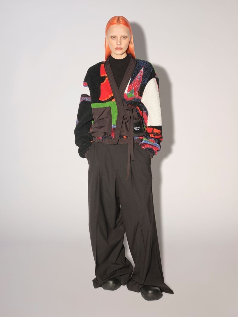 JACQUARD KIMONO TEDDY FLEECE - 2
