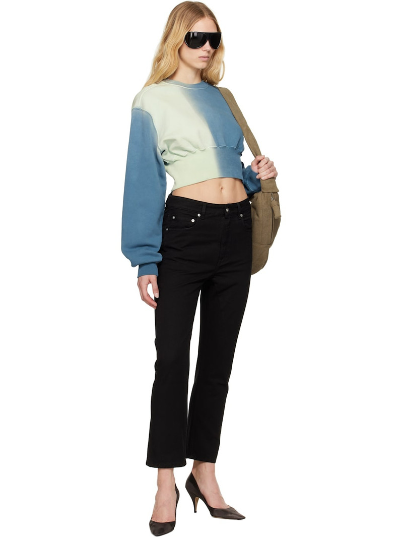 Rick Owens DRKSHDW Blue Hollywood Tatlin Sweatshirt outlook