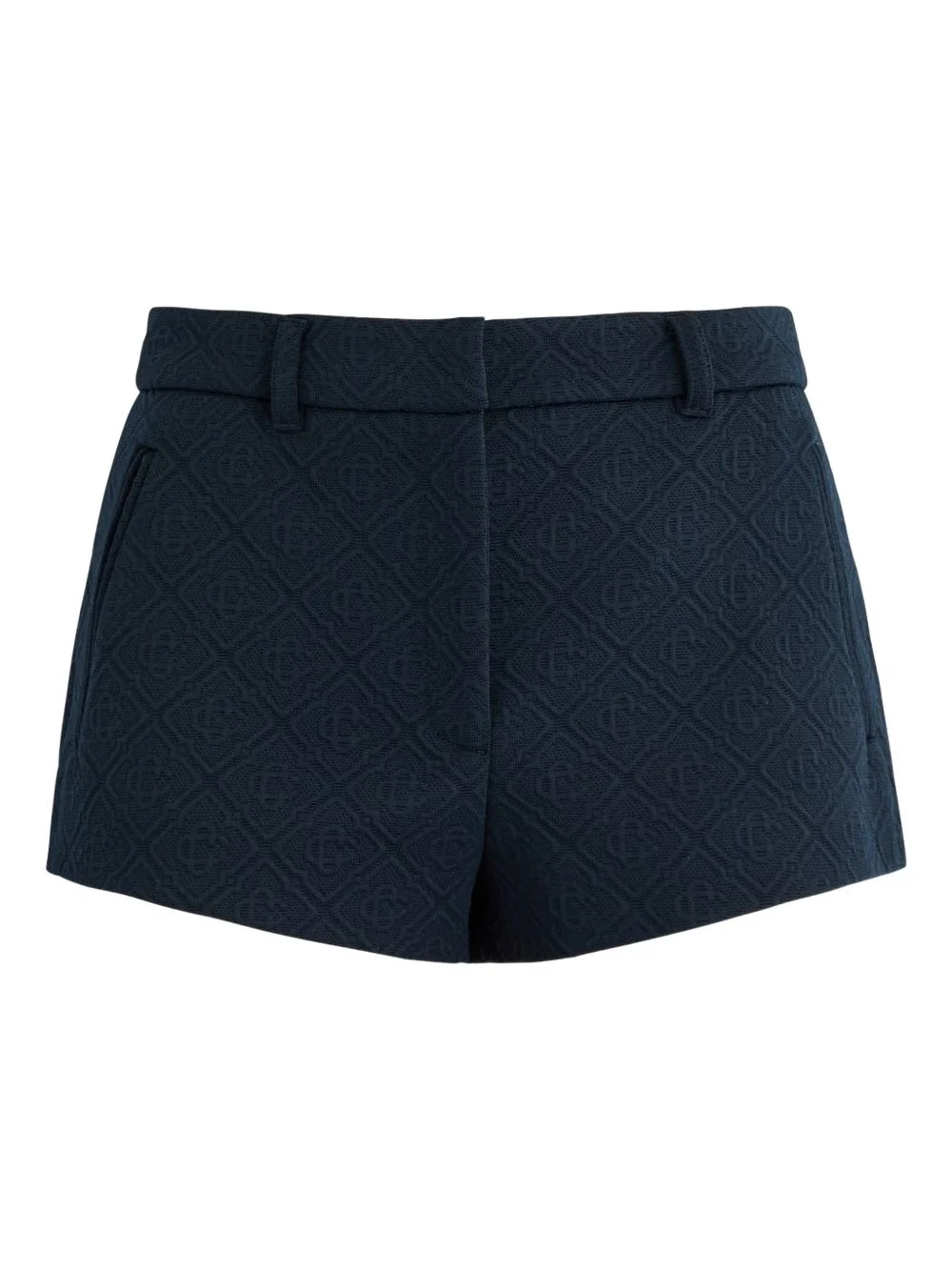logo-jacquard mini shorts - 1