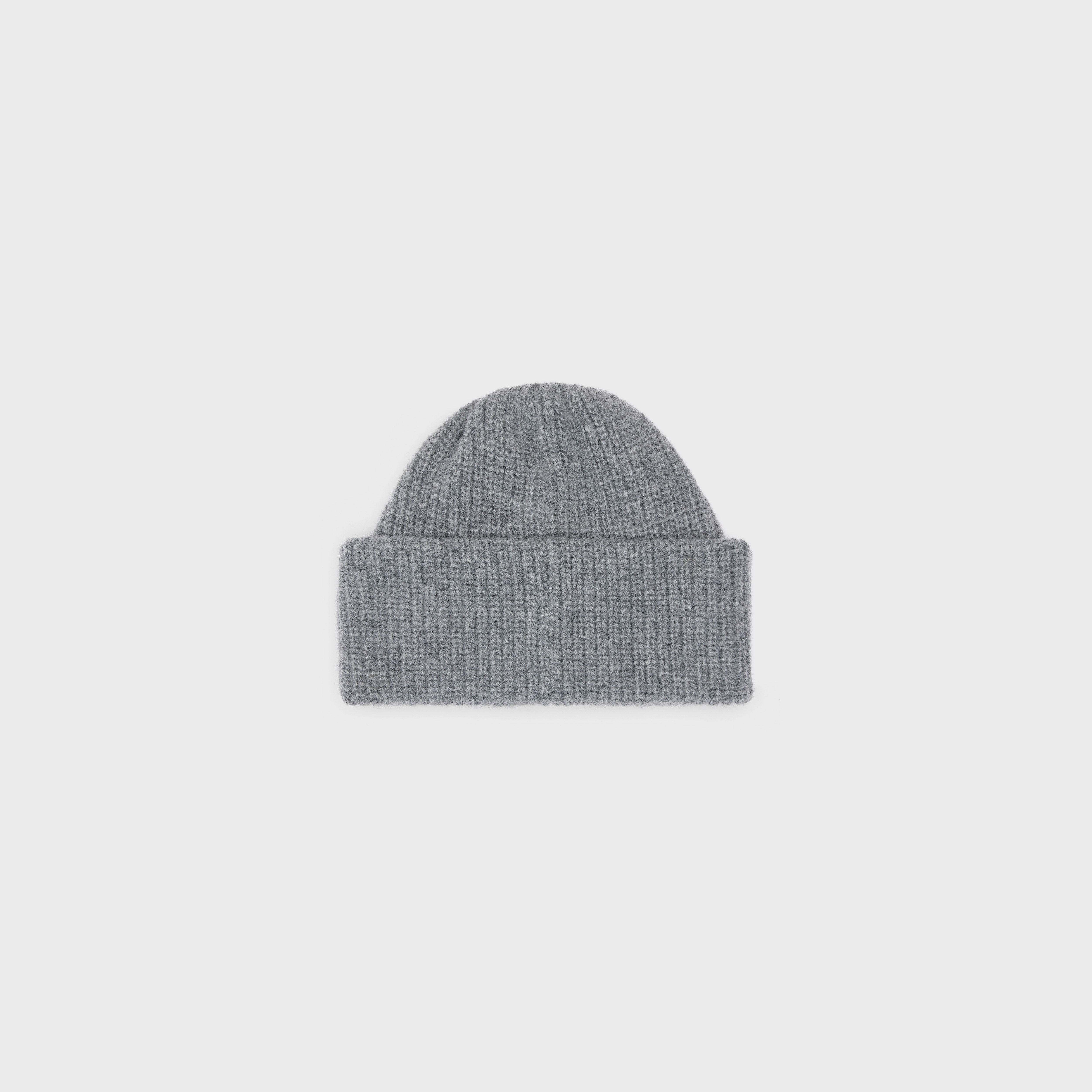 CELINE EMBROIDERED BEANIE IN RIBBED WOOL - 2