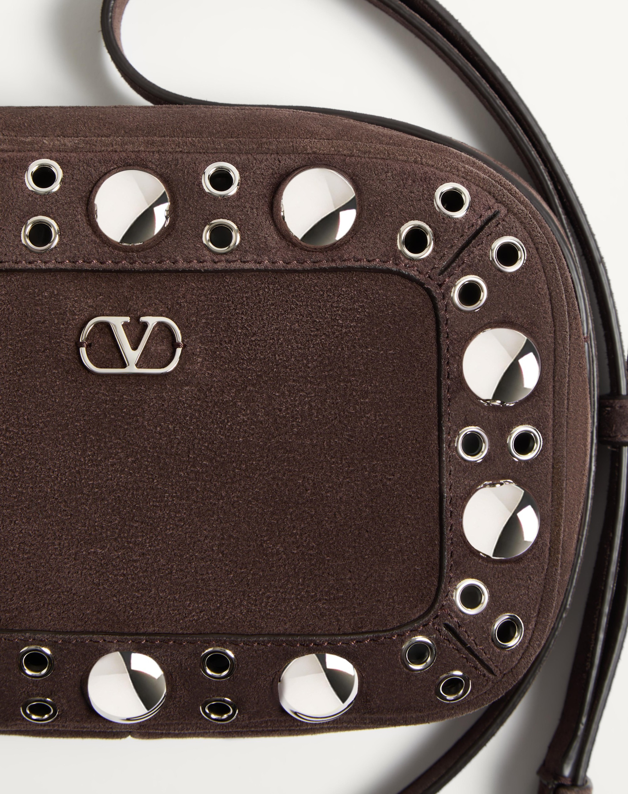 VALENTINO GARAVANI NELLCÔTE SUEDE SHOULDER BAG - 8