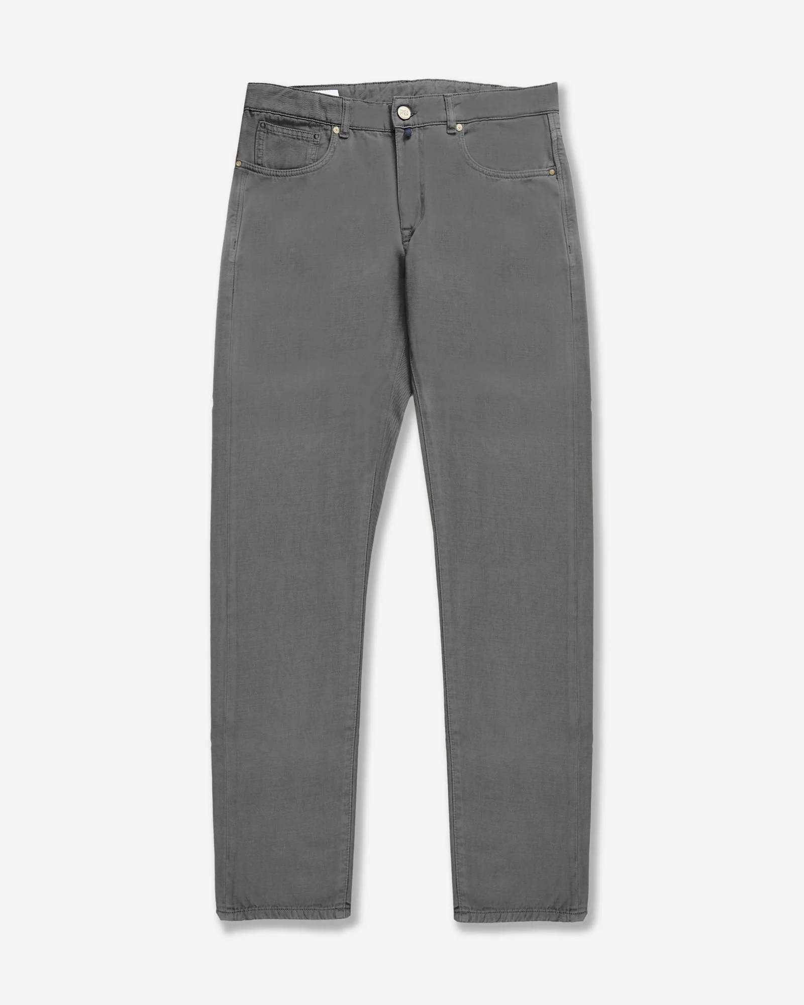 Slim-fit five-pocket trousers in cotton and cashmere - 1
