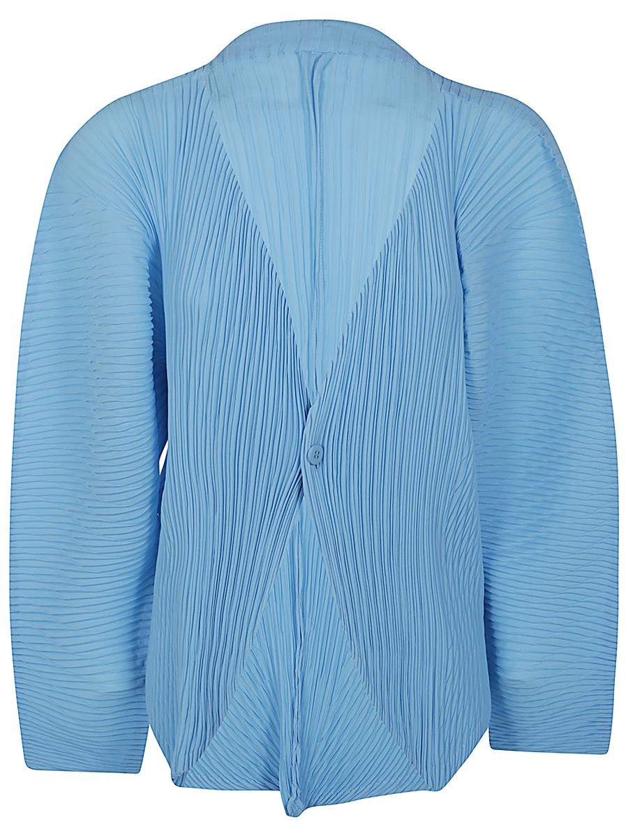 Issey Miyake Leaf Pleats Cardigan Clothing - 1