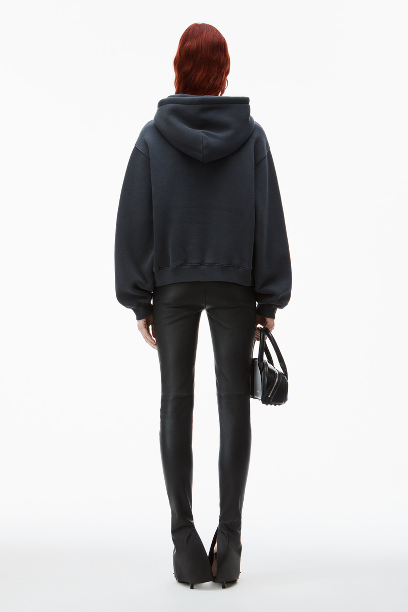 puff logo hoodie in terry 4