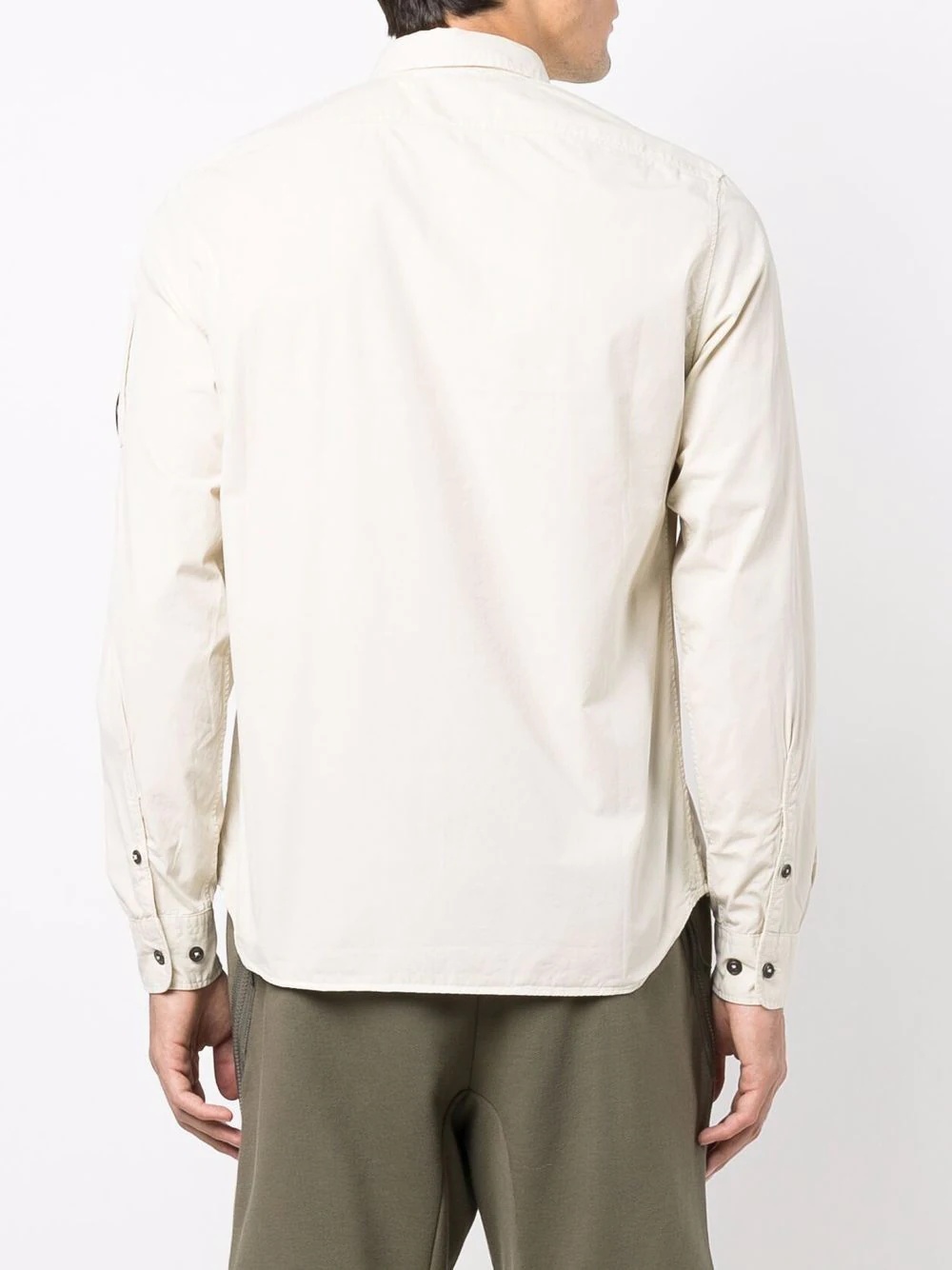 chest-pocket long-sleeve shirt - 4