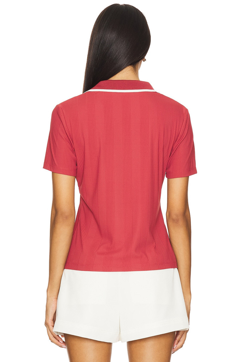 malbon Camilla Quarter Zip Ss Polo Top outlook