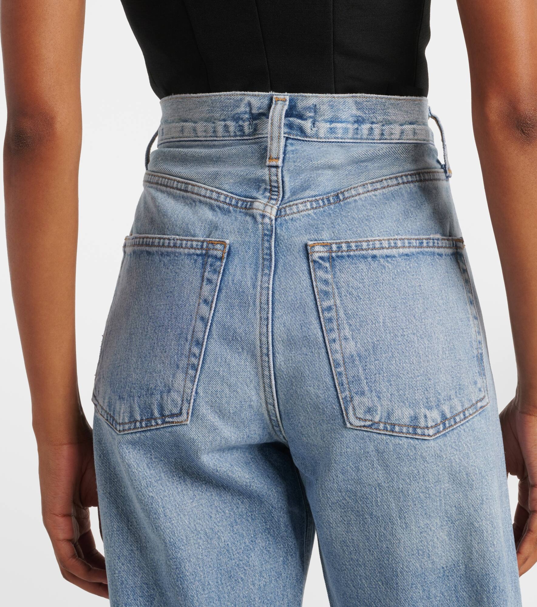 Kelly Jean high-rise straight jeans - 6