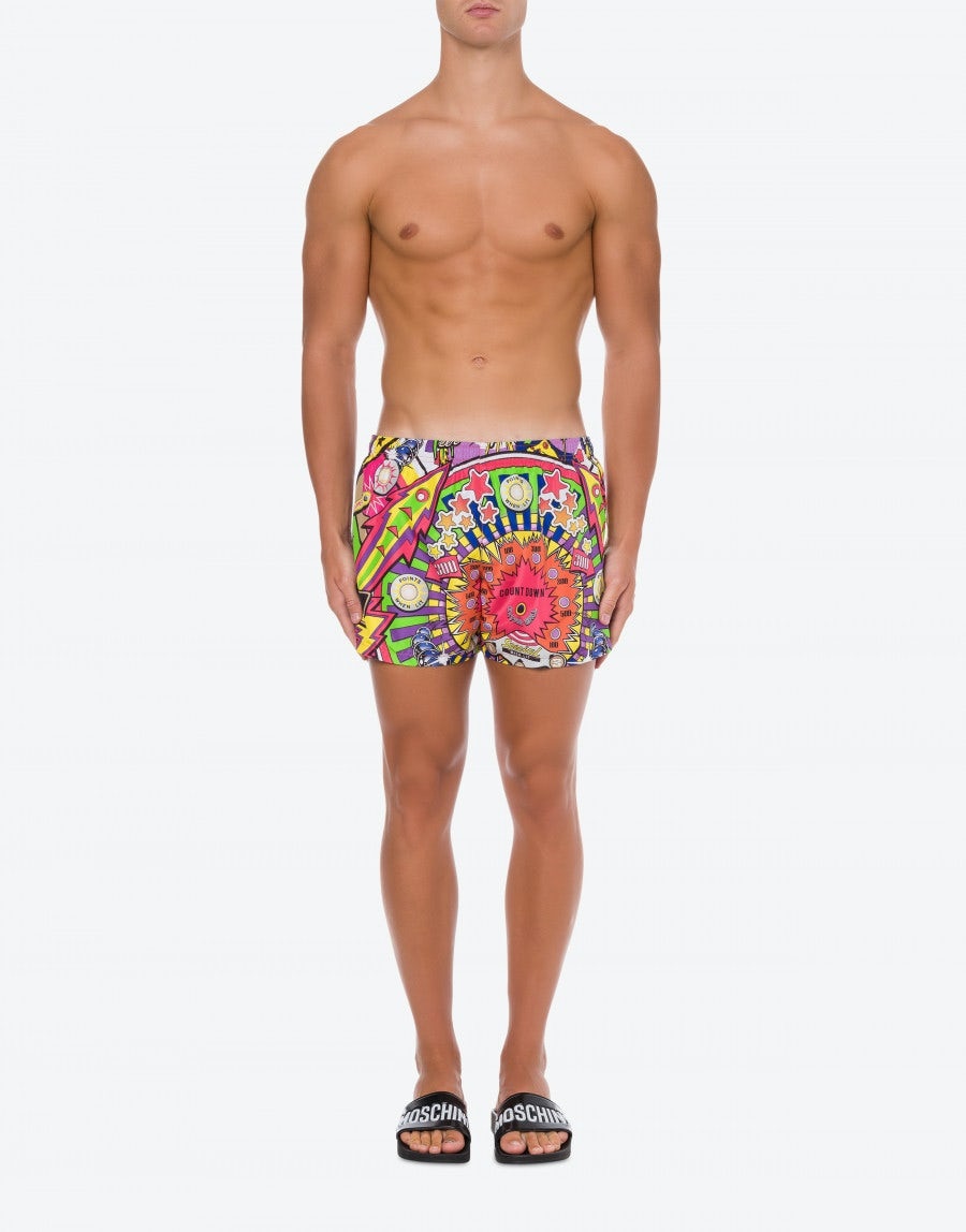 PINBALL PRINT BEACH BOXERS - 2
