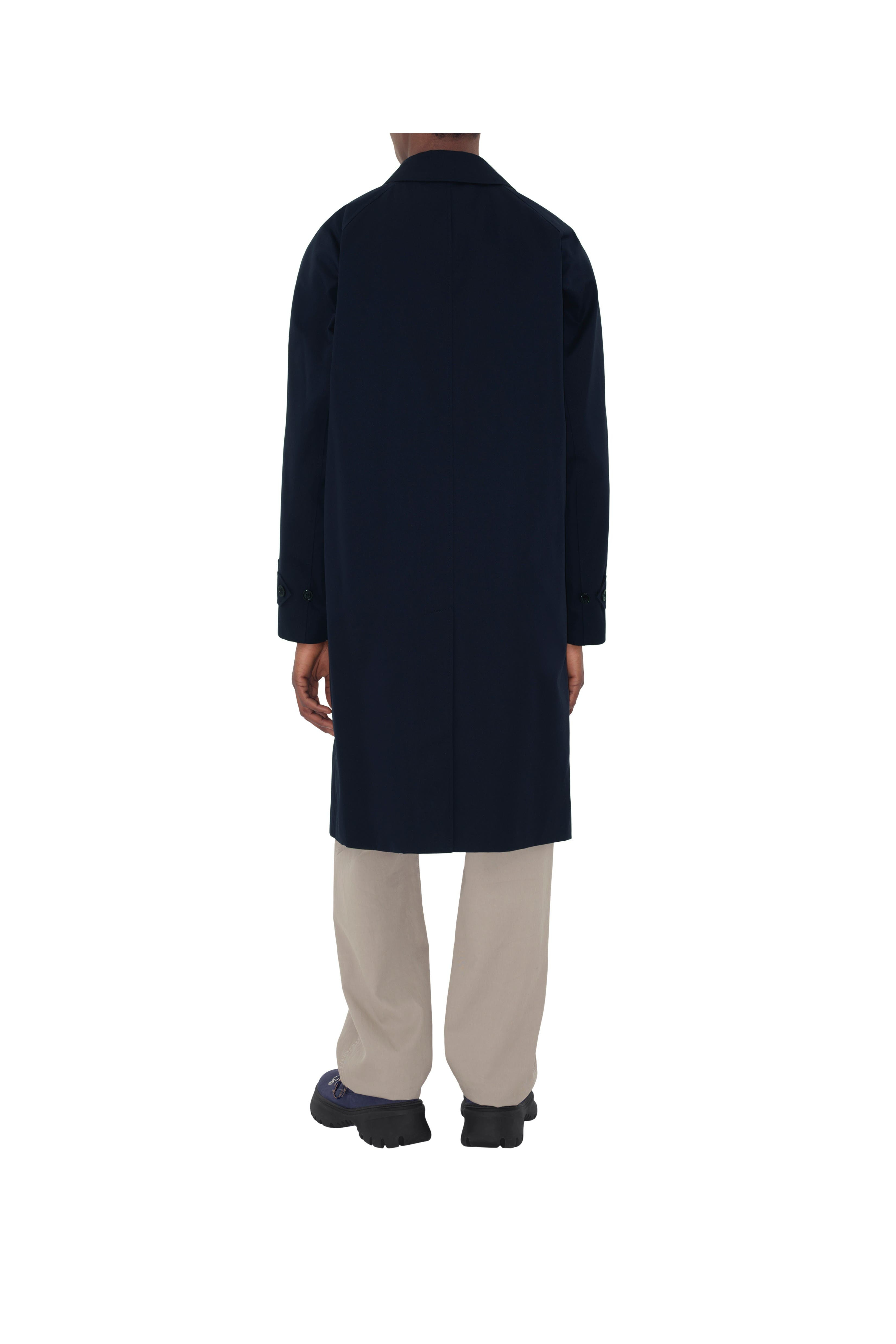 burberry Long Camden Heritage Car Coat in Coal Blue at Nordstrom - 4