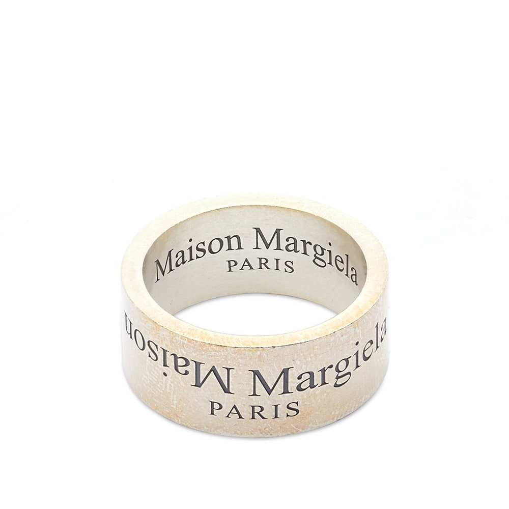 Maison Margiela 11 Inverse Logo Band Ring - 1