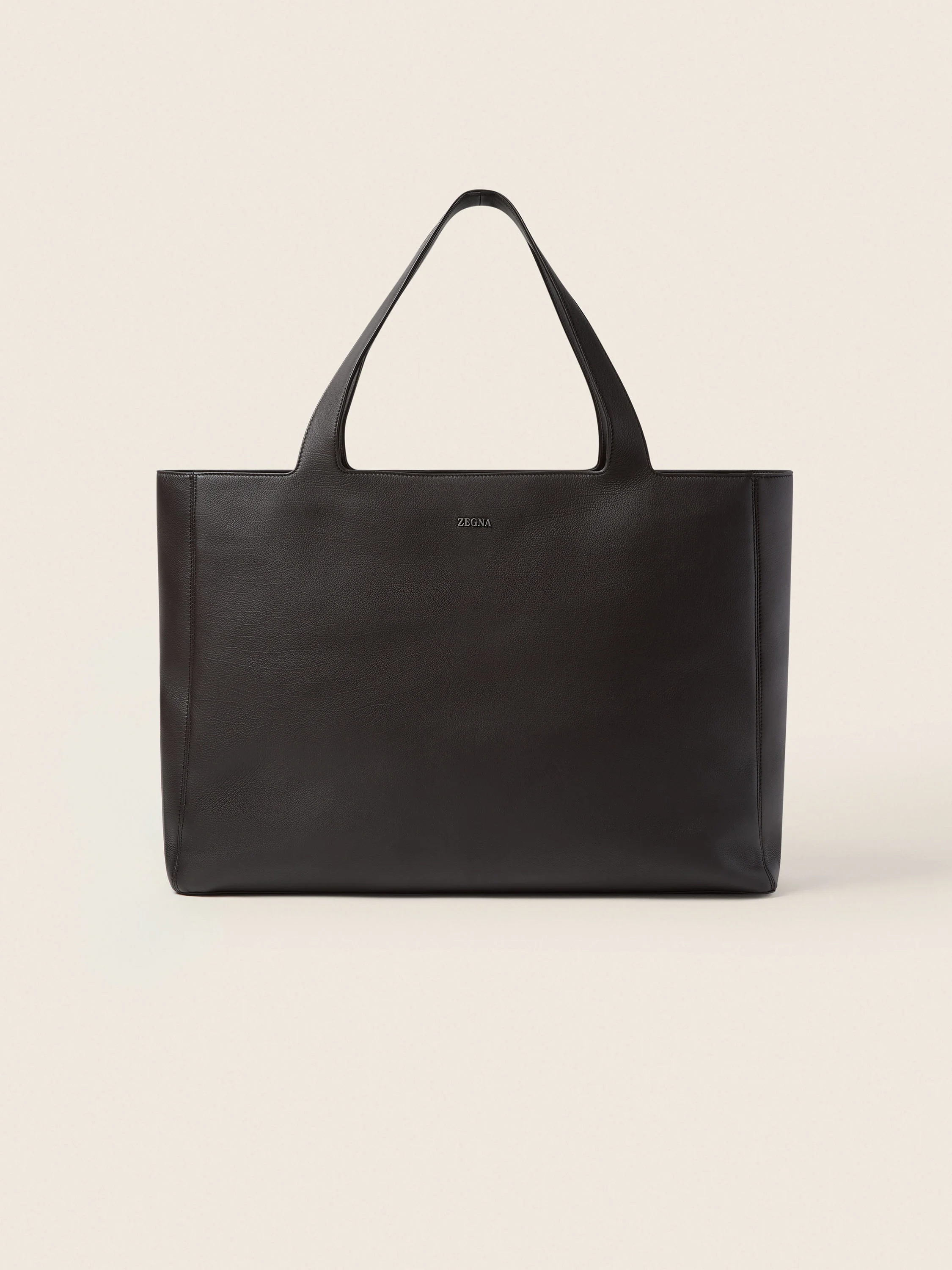 DARK BROWN SECONDSKIN TOTE BAG - 1