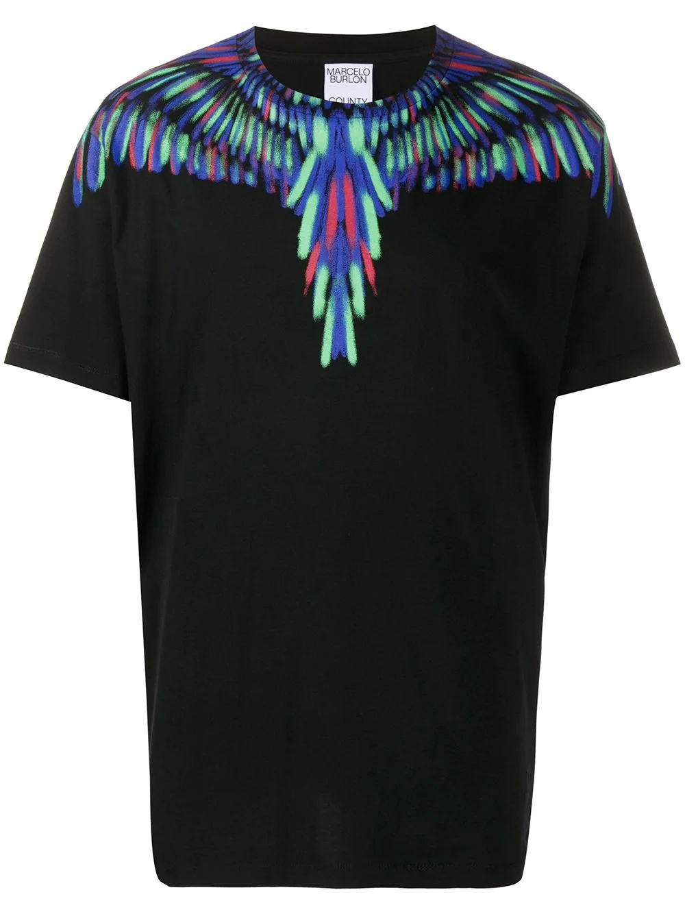 wings print T-shirt - 1