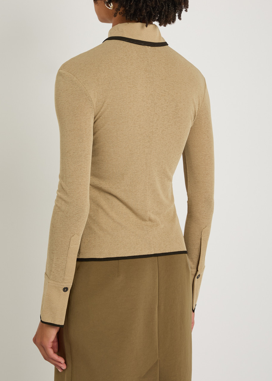 Nanushka Idana Mesh-jersey Shirt - 3