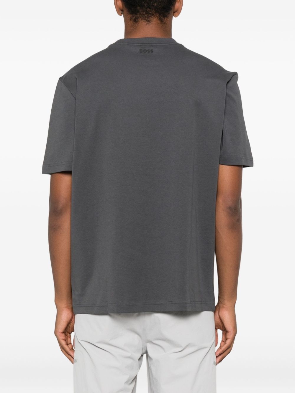 logo-print cotton T-shirt - 3