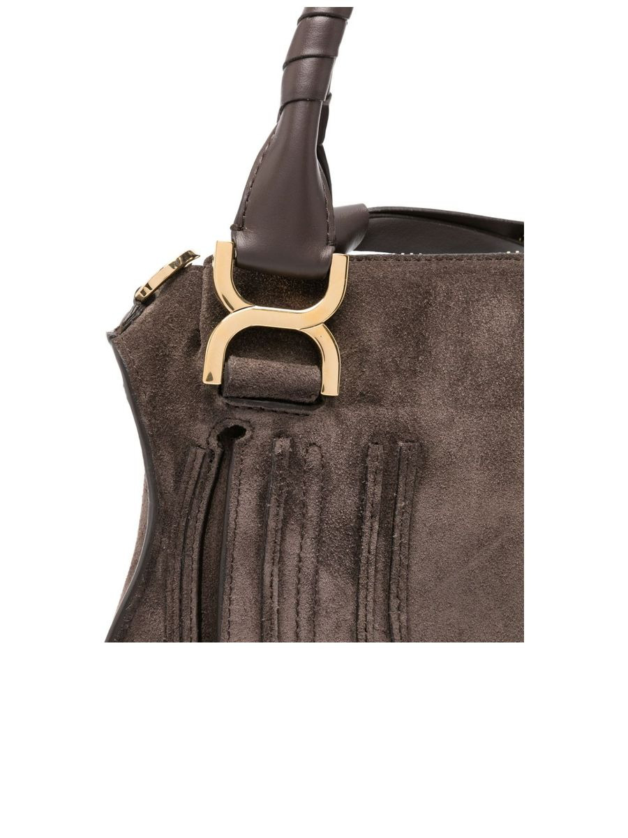 Small Marcie Bag in Suede Leather - 3