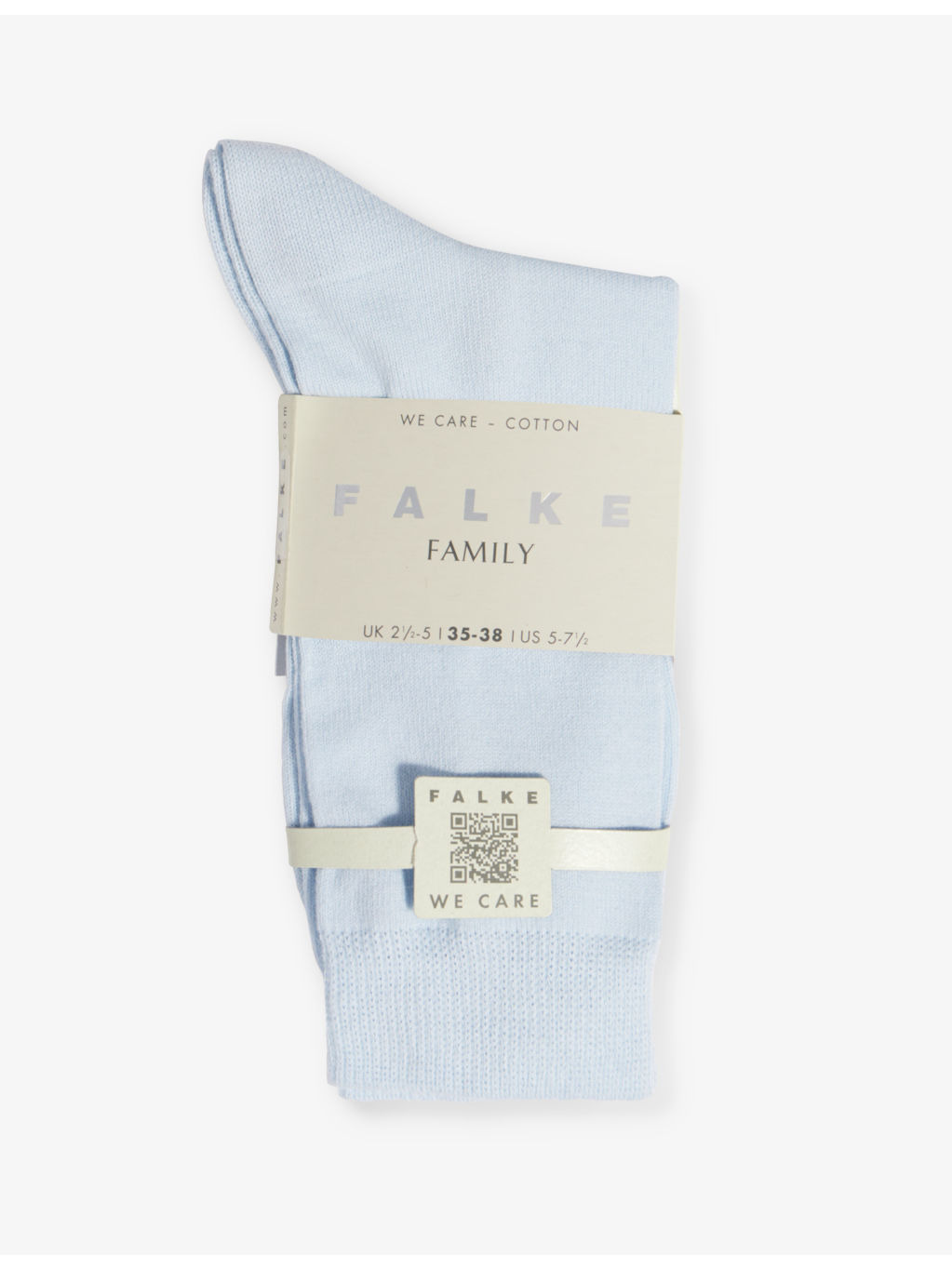 Family brand-print stretch-cotton blend socks - 1