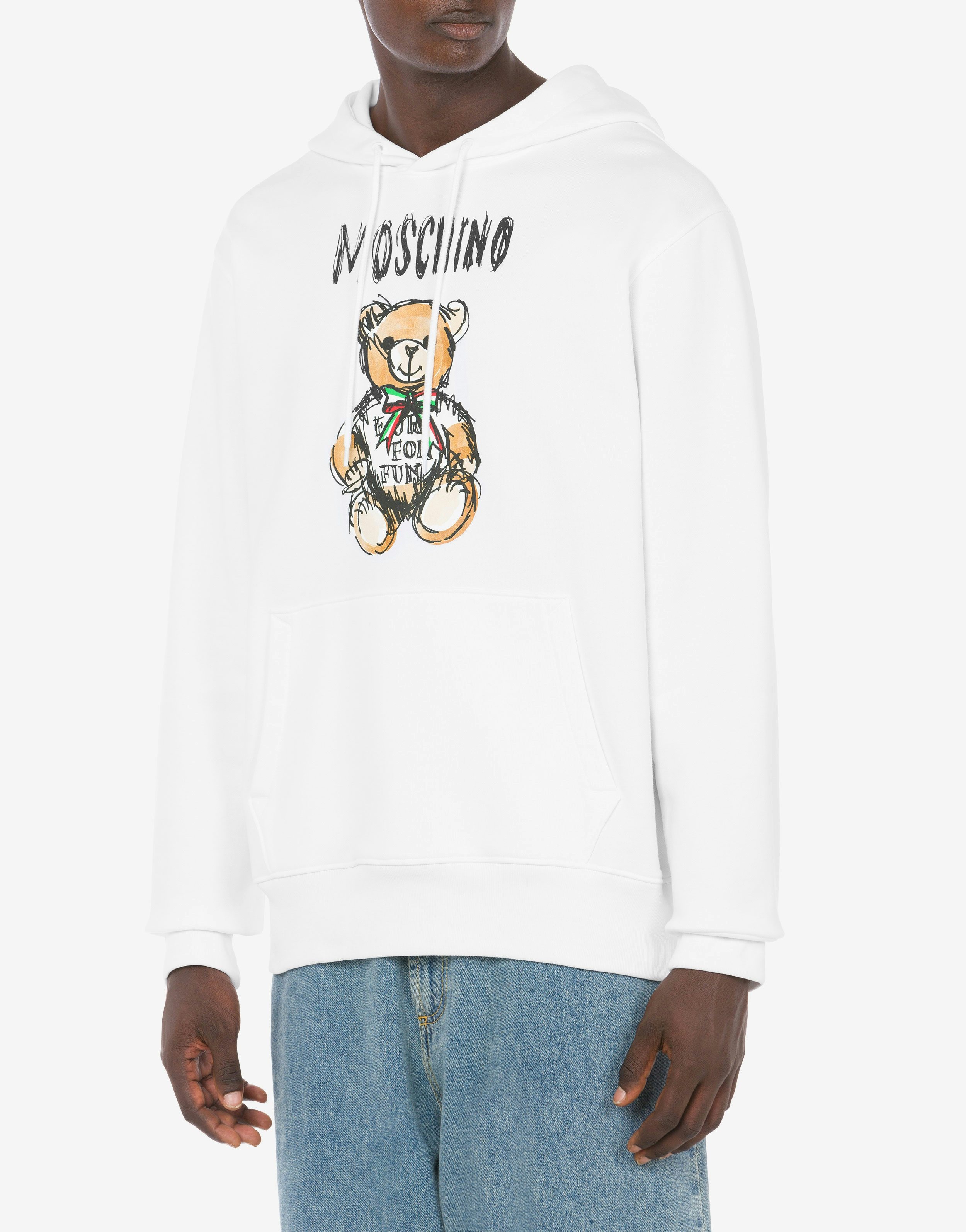 DRAWN TEDDY BEAR HOODIE - 2