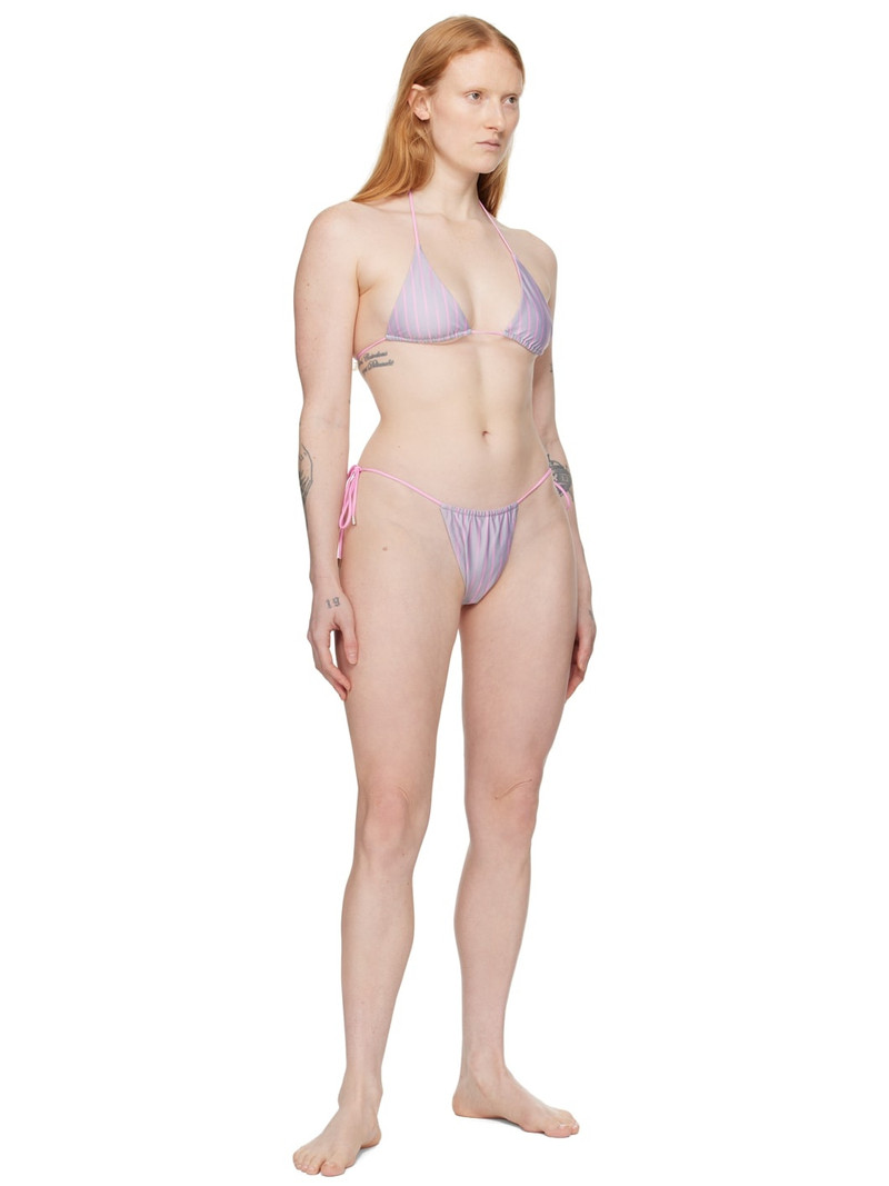 POSTER GIRL Pink & Gray Woods Reversible Bikini Bottom outlook