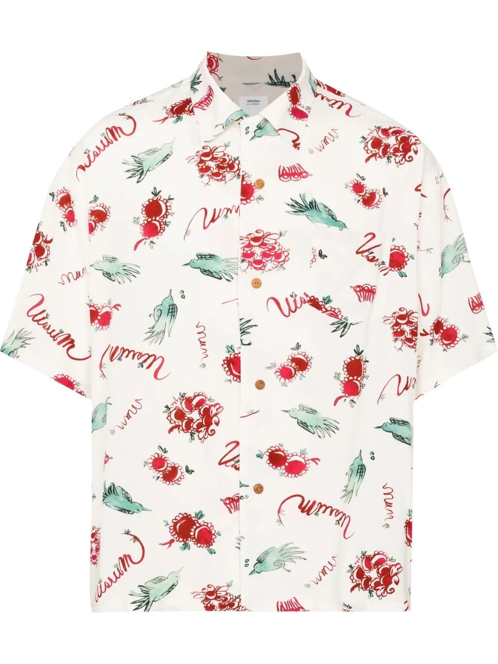 Wallis graphic-print short-sleeved shirt - 1