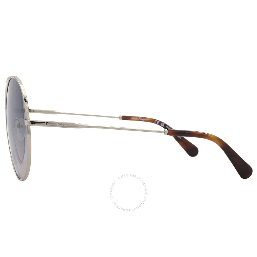 Salvatore Ferragamo Blue Gradient Round Ladies Sunglasses SF299S 688 60 - 4