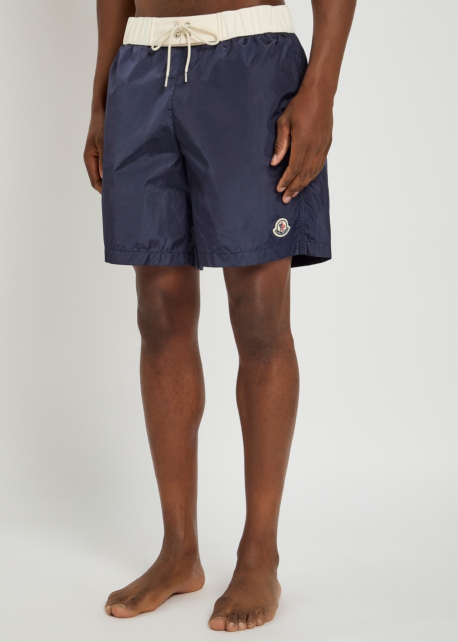 Moncler Logo-appliquéd Shell Swim Shorts - 2