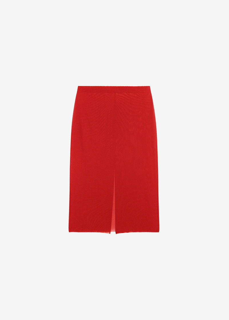 Suva Sheer Skirt - Red 1