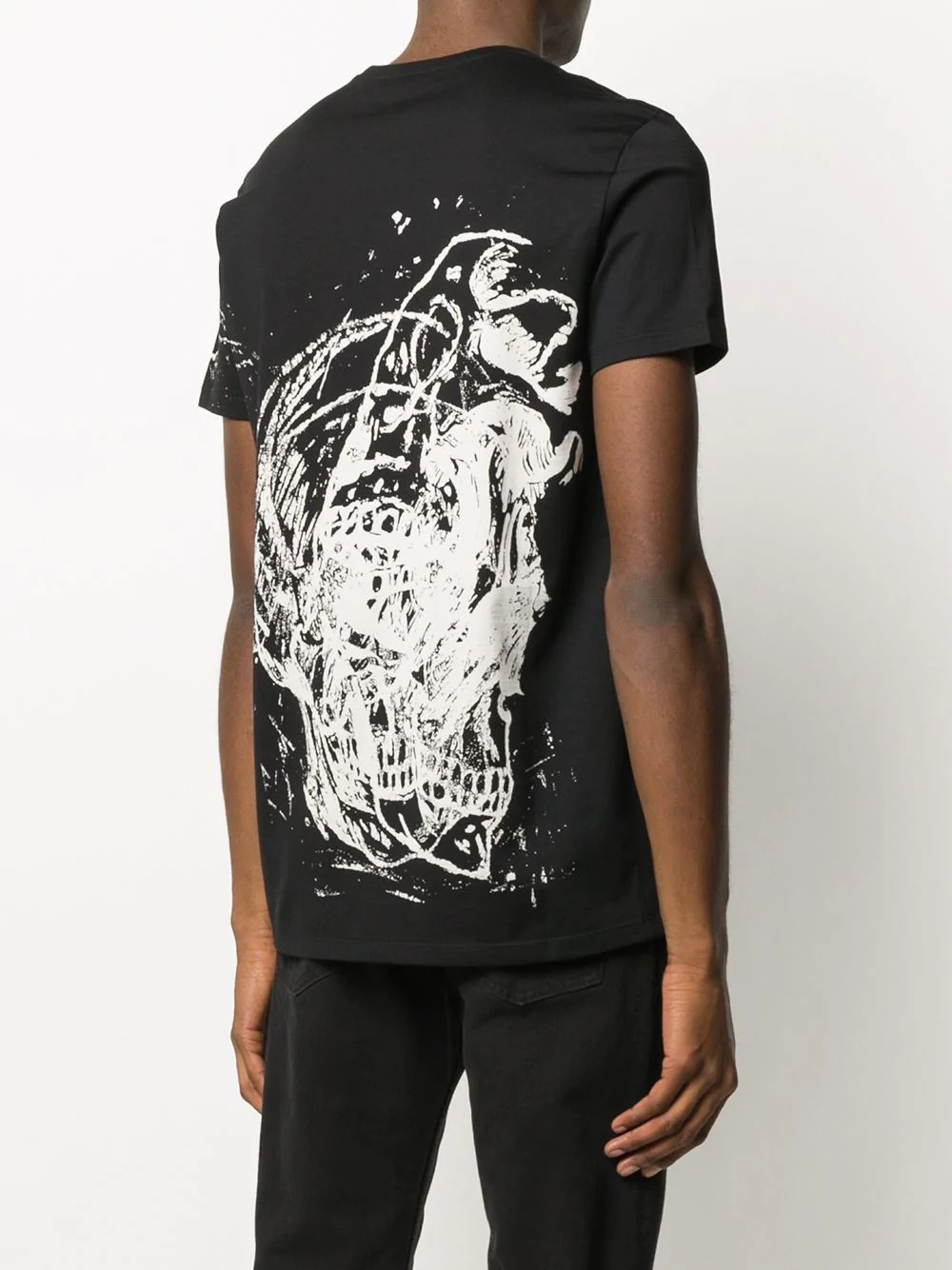 skull print T-shirt - 4