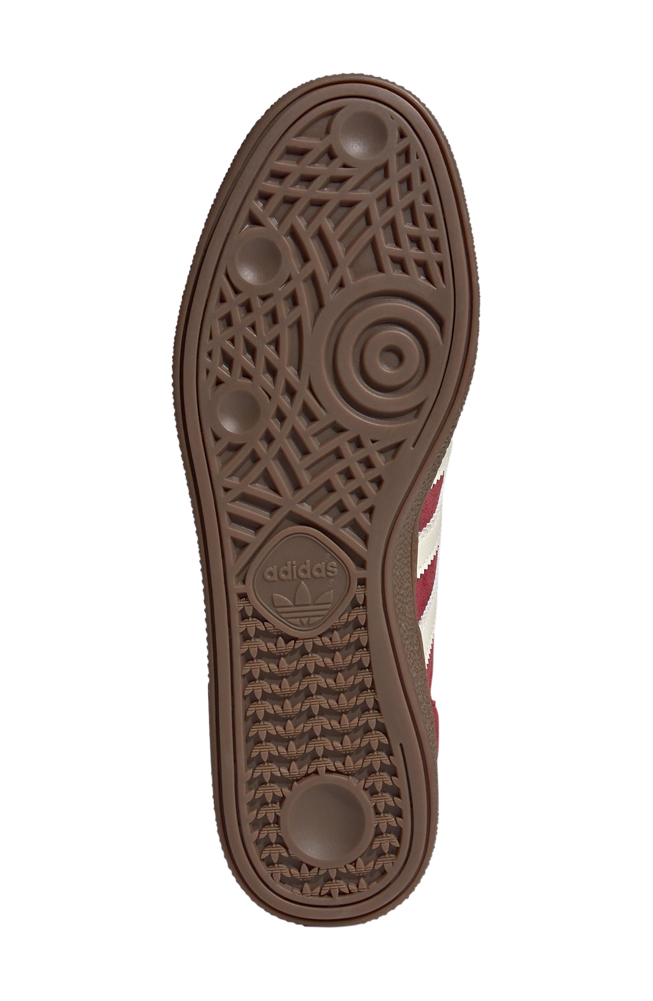 adidas Gender Inclusive Handball Spezial Sneaker in Noble Maroon/Cream White/Gum at Nordstrom - 5