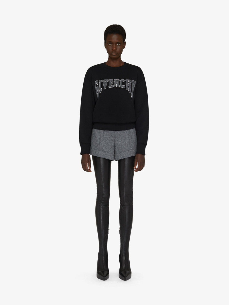 Givenchy SWEATSHIRT IN EMBROIDERED FELPA outlook