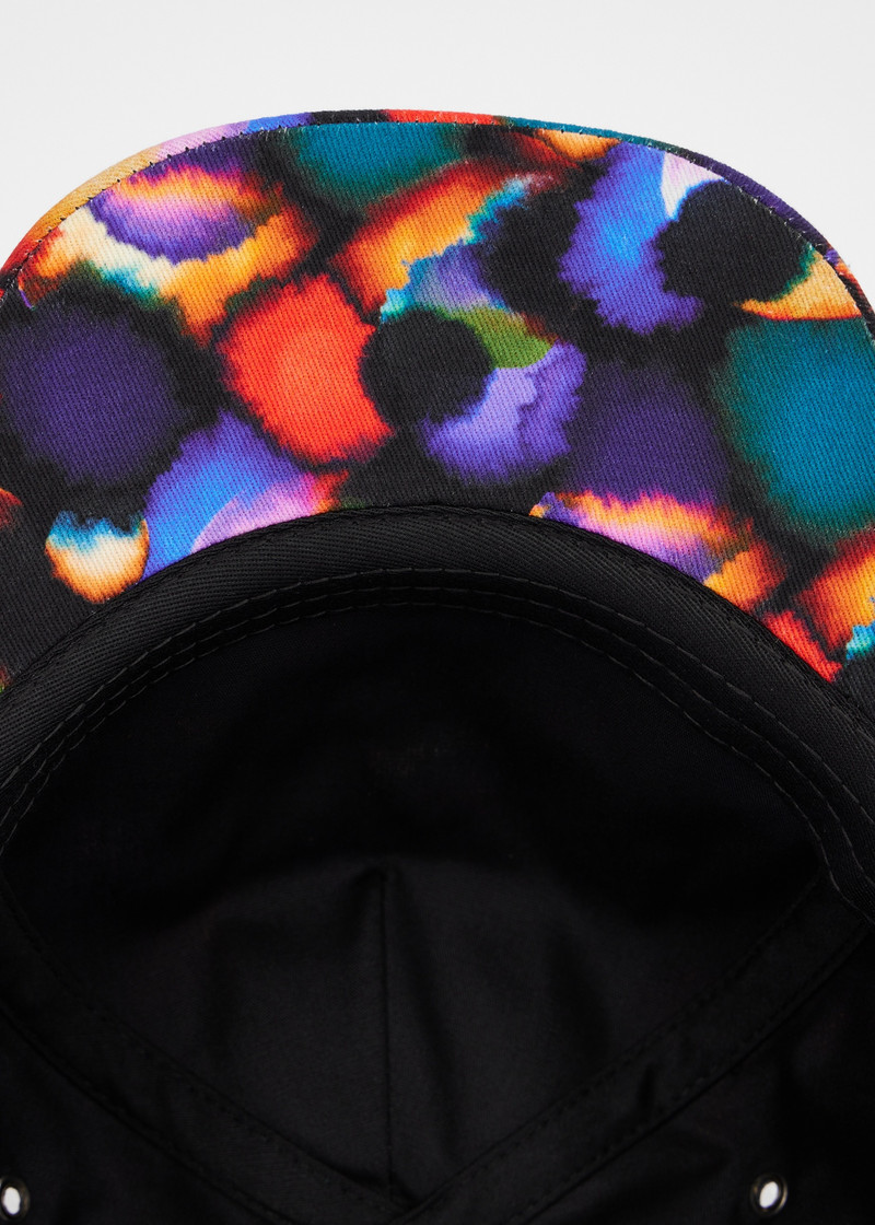 Paul Smith Women's Black 'Aurora' Baseball Cap outlook