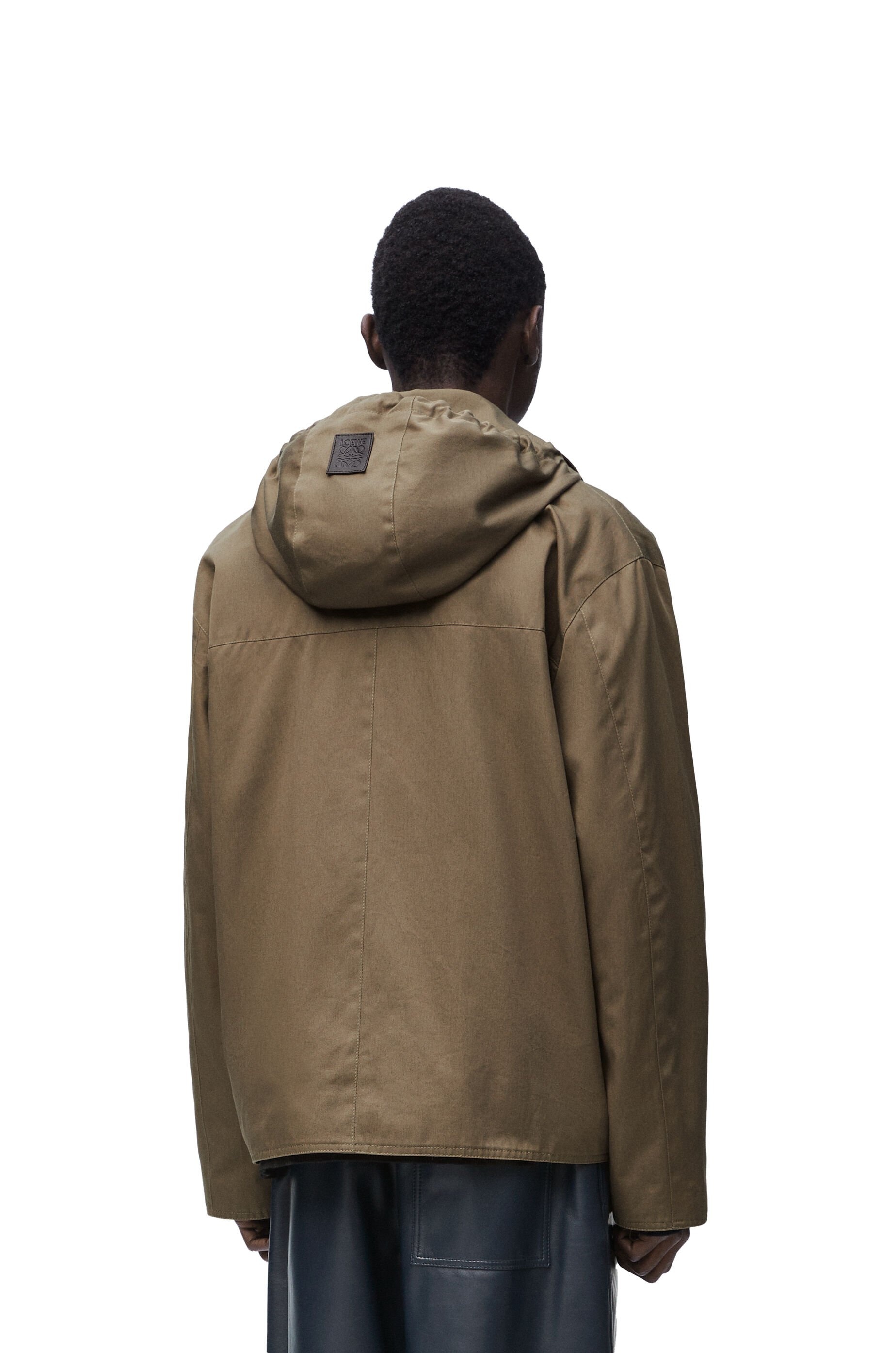 Hooded jacket in cotton - 4