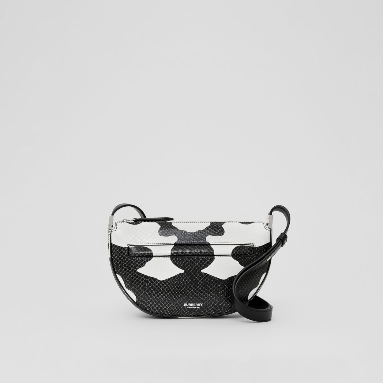 Mini Cow Print Leather Zip Olympia Bag - 4
