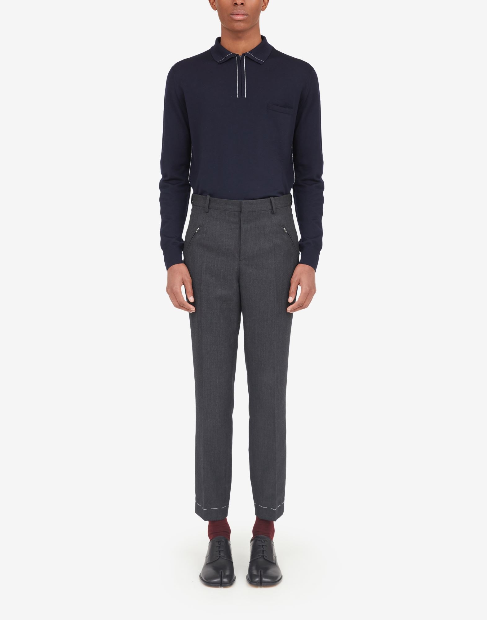 Wool twill trousers - 2