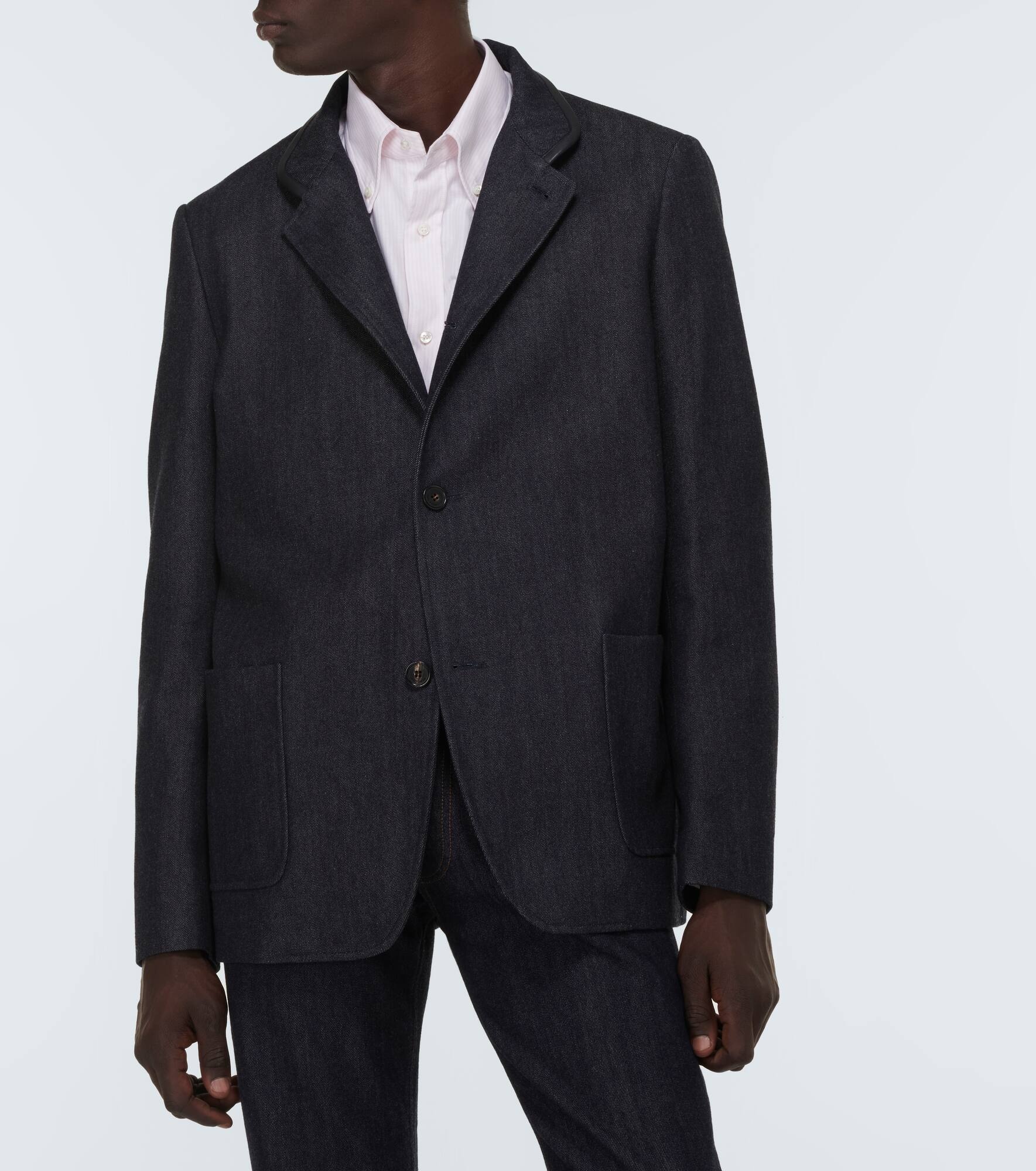 Spagna cotton and cashmere jacket - 3