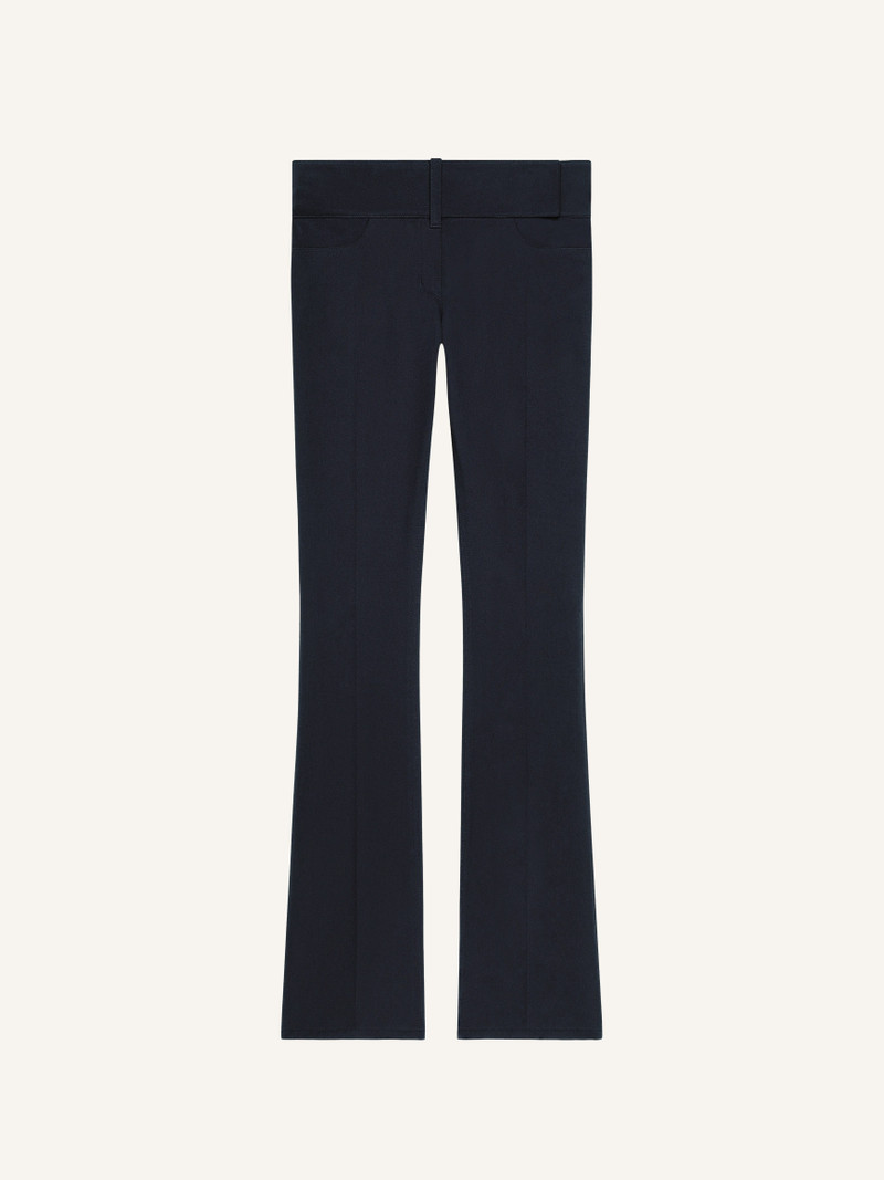BELTED BOOTCUT PANTS - 1
