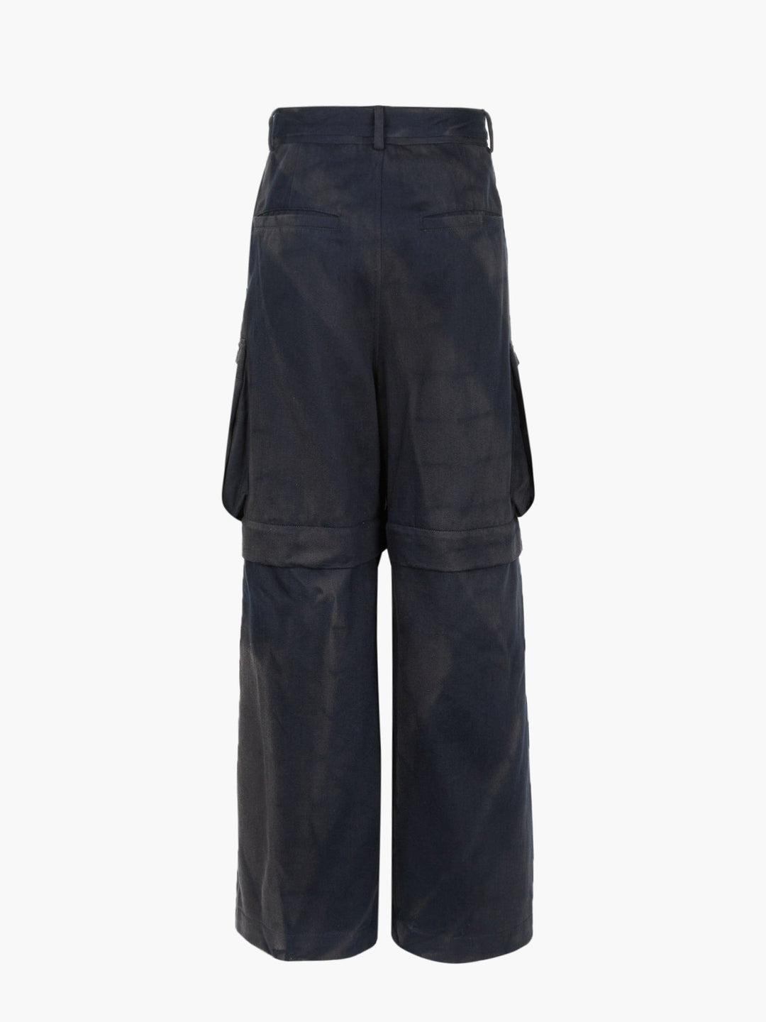 Sun-Bleached Detachable Wide Trousers - 2